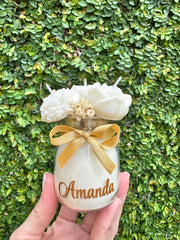 Vidro mini buquê (Compra via Whatsapp)