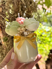 Vidro mini buquê