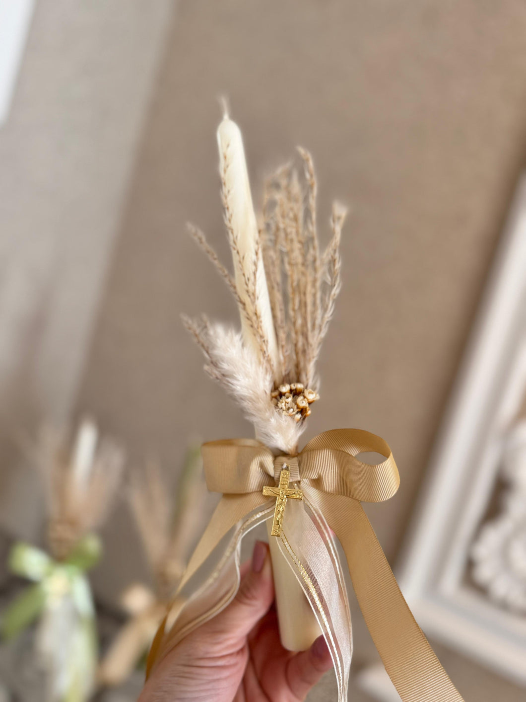 Vela Castiçal decorada