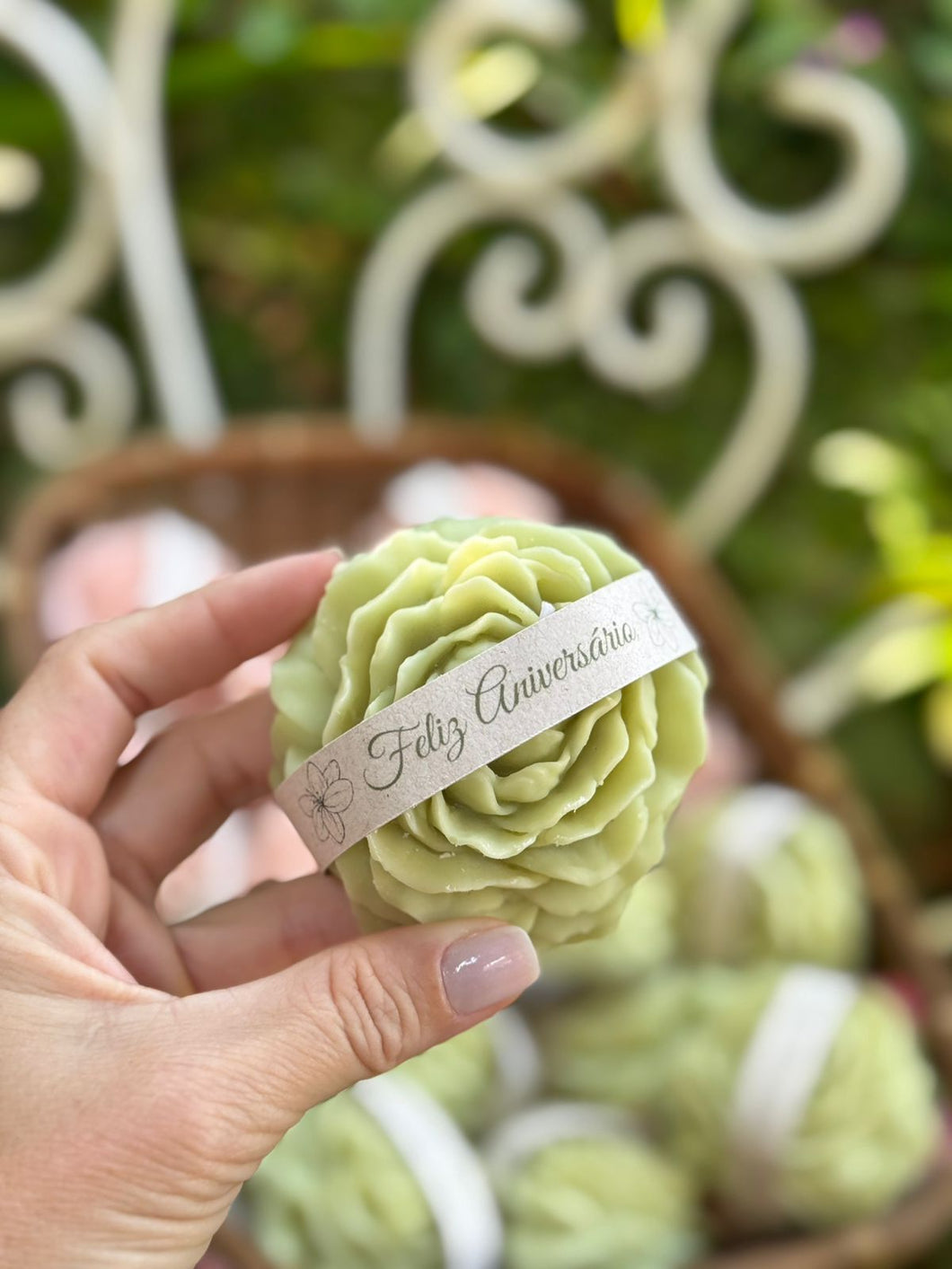 Vela - Flor (Compra via Whatsapp)